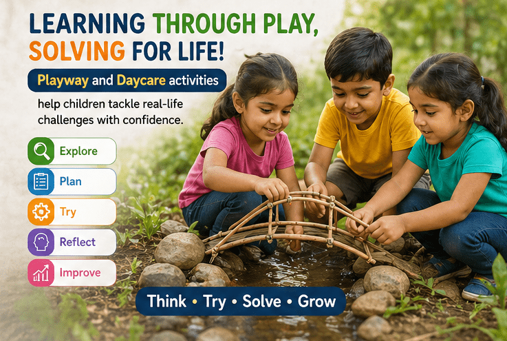 Problem solving skills provinding by playway school